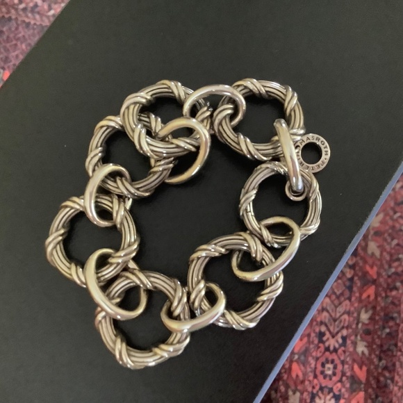 Peter Thomas Roth Signature Classic Sterling Silver Link Bracelet SZ M - Picture 2 of 16